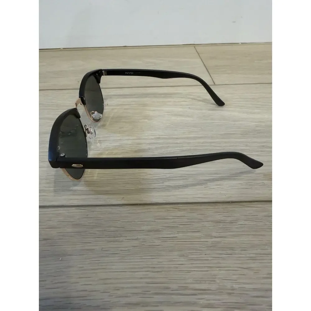 NYS Sunglasses 2721-79 CAT.3 Wood Frames Gold And Brown